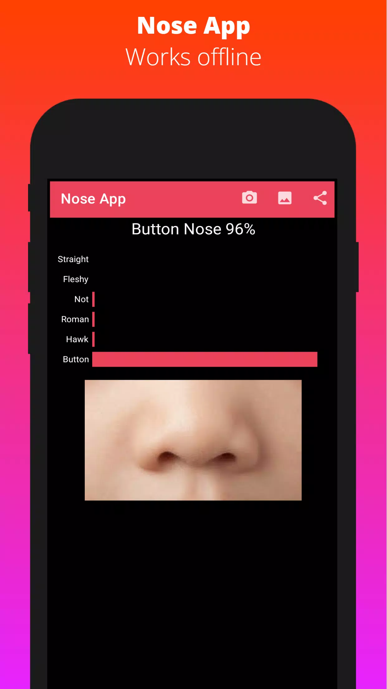 Schermata Nose App 3