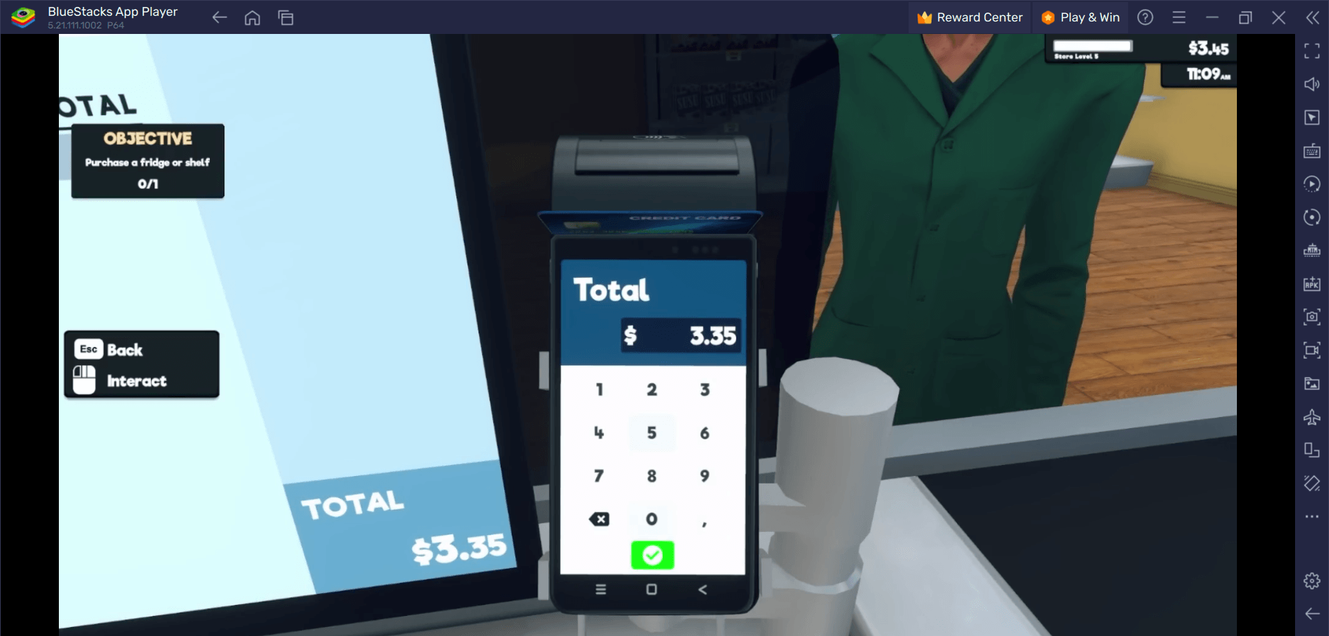 Supermarket Manager Simulator Redeem Code Interface