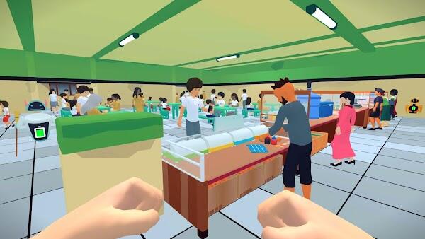 School Cafeteria Simulator スクリーンショット 1