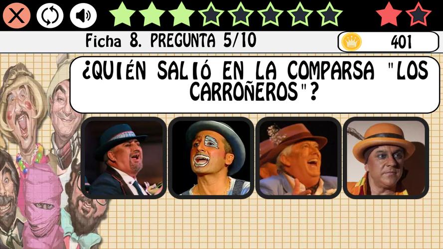 El juego del Carnaval de Cádiz Tangkapan skrin 4