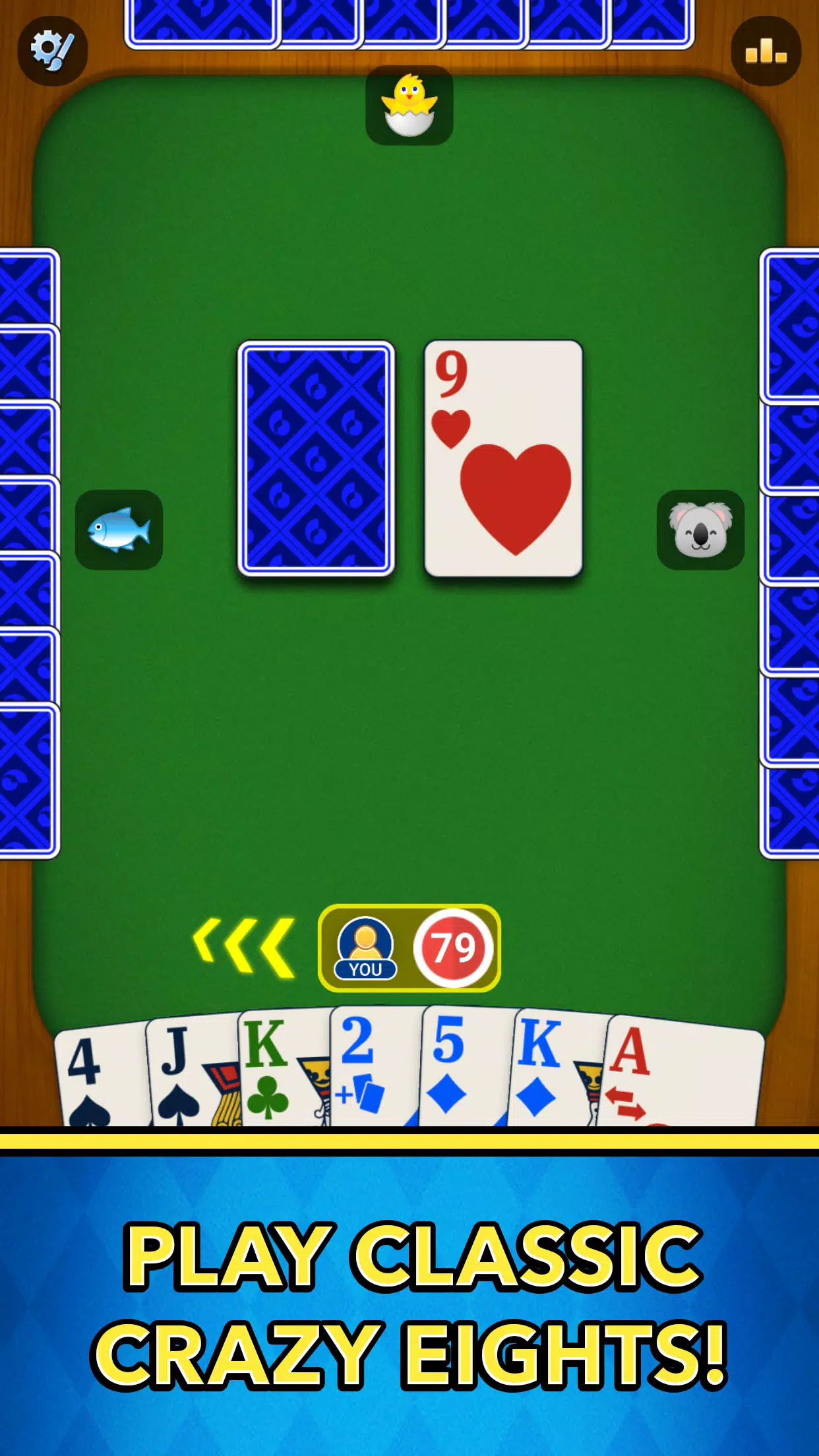 Crazy Eights Screenshot 1