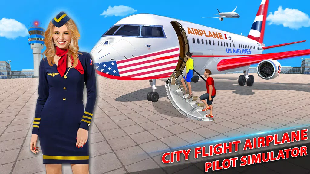 US Pilot Flight: Plane Games ဖန်သားပြင်ဓာတ်ပုံ 2