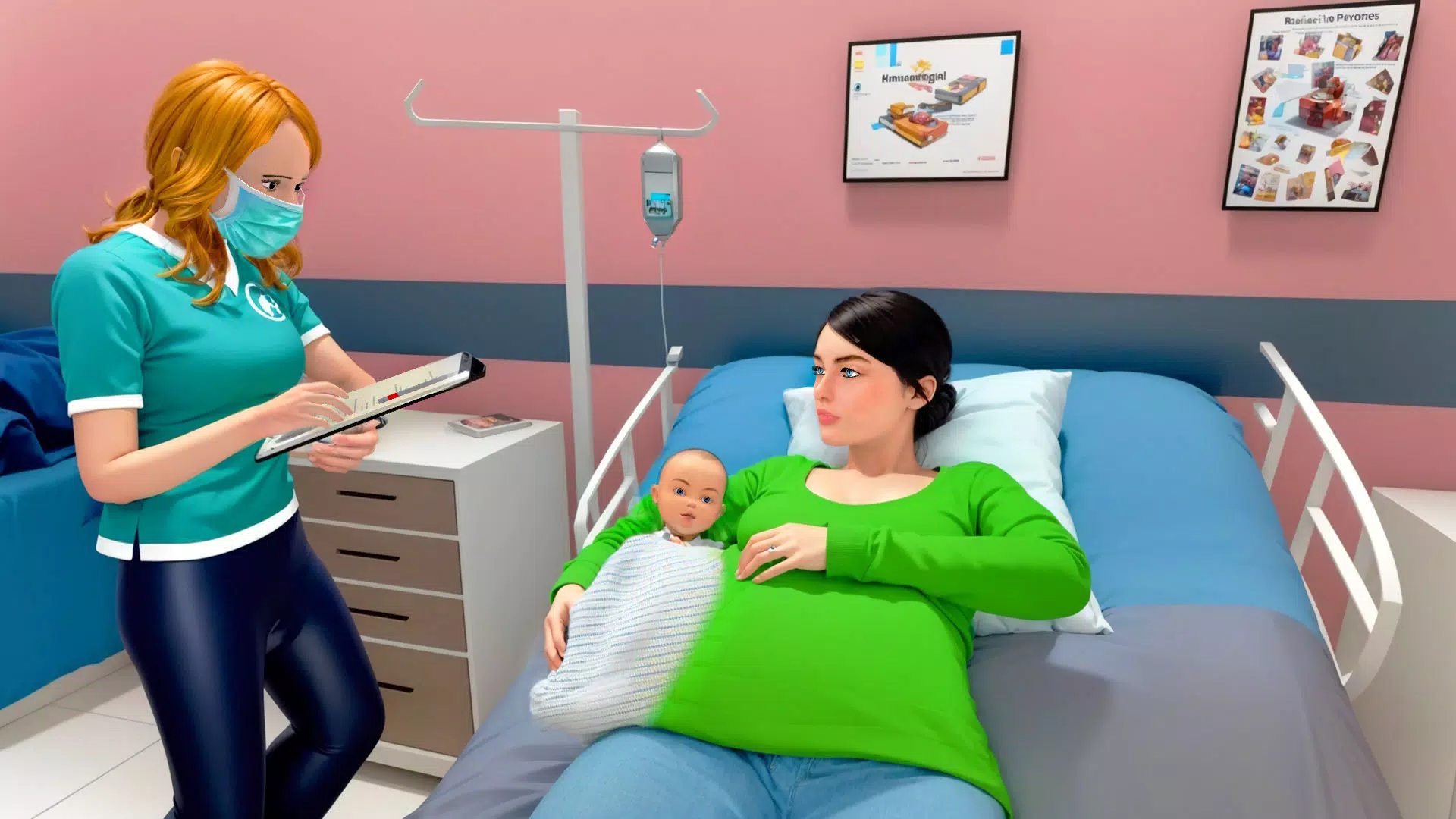 Pregnant Mom Game: Family life Скриншот 2