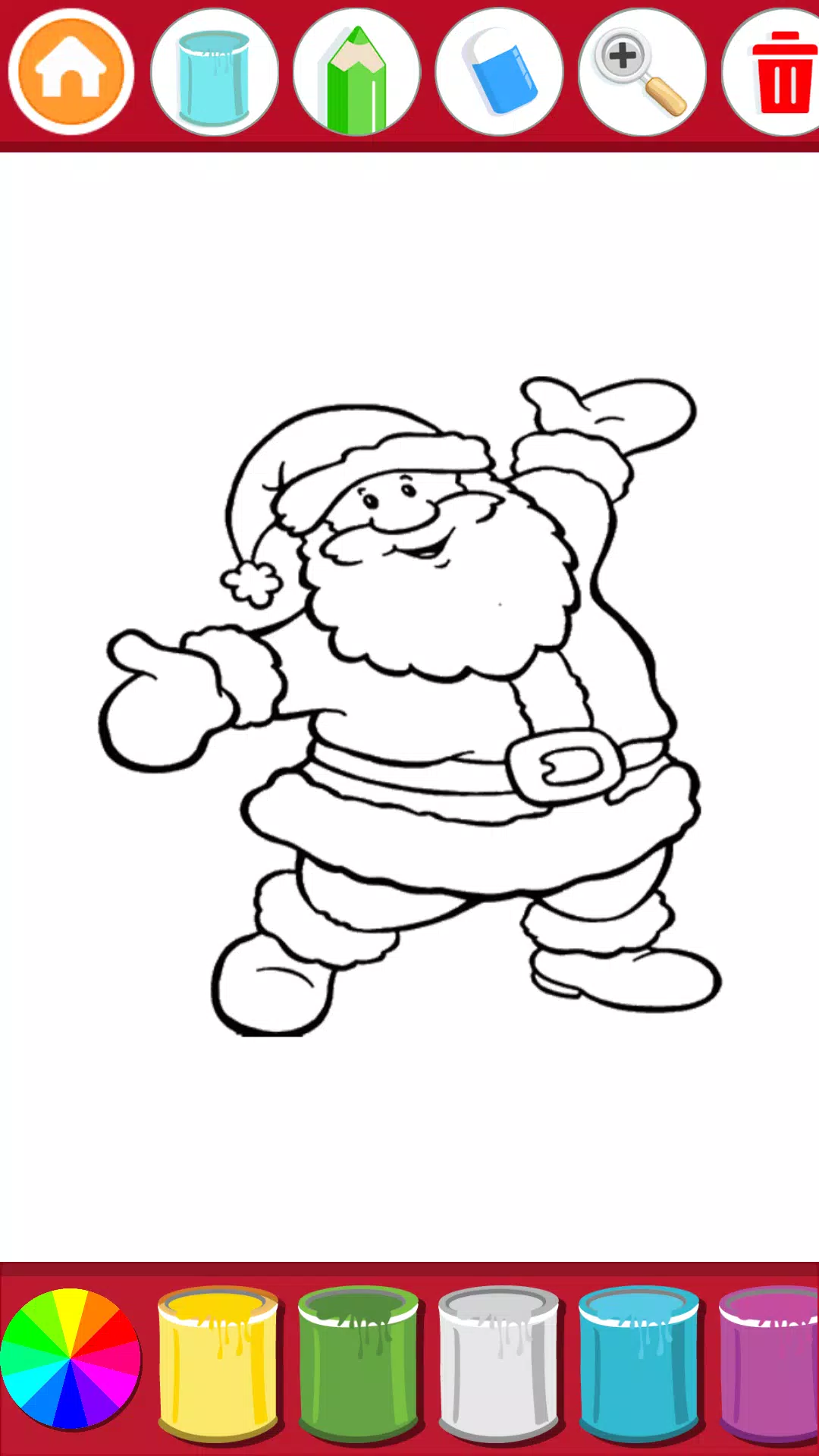 Christmas Coloring Book Schermafbeelding 1