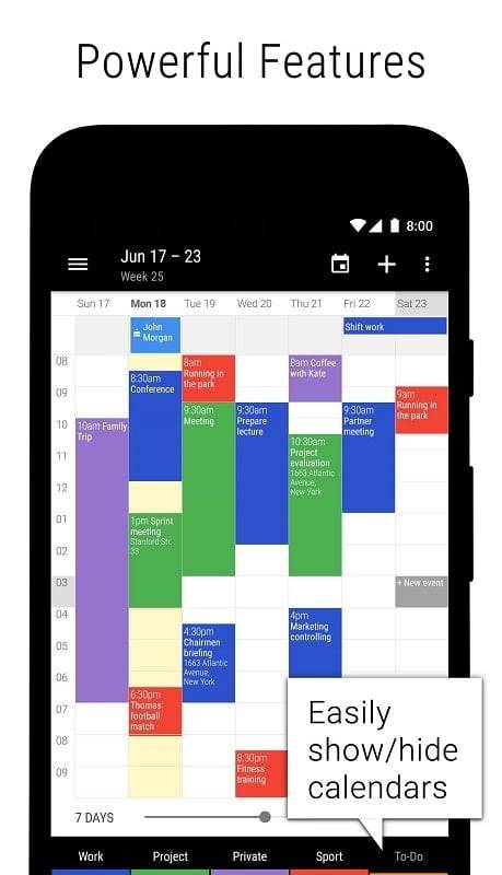 Business Calendar 2 Schermafbeelding 2