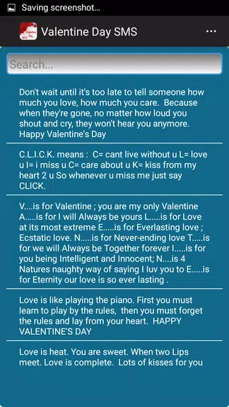 Schermata Valentine Day SMS 3