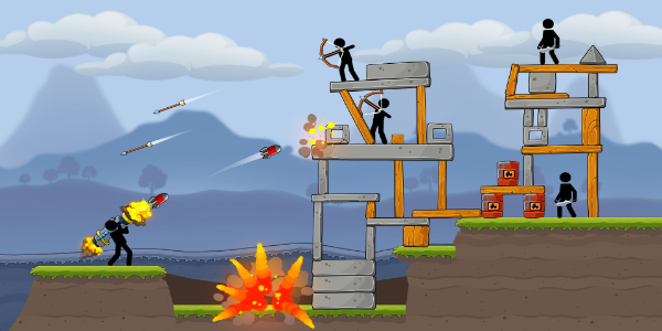 Boom Stick: Bazooka Puzzles Tangkapan skrin 1