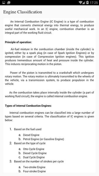 Automobile Engineering Screenshot 3