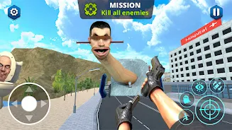 Toilet FPS Shooting: Skibd War Captura de pantalla 3