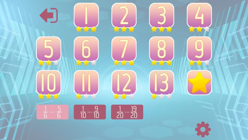 Dividing Fractions Math Game Captura de tela 3