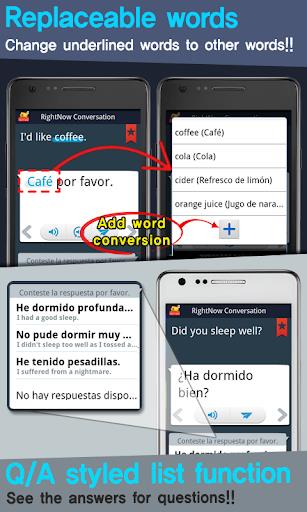 RightNow Spanish Conversation ภาพหน้าจอ 1