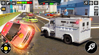 Bank Cash Van Driver Simulator Captura de tela 3