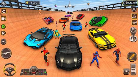 Superhero Game: Ramp Car Stunt ภาพหน้าจอ 2