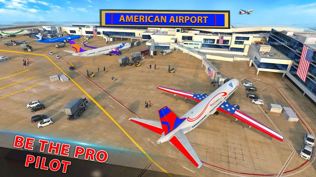 US Pilot Flight: Plane Games ဖန်သားပြင်ဓာတ်ပုံ 4