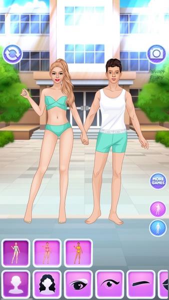 College Girl & Boy Makeover Zrzut ekranu 1