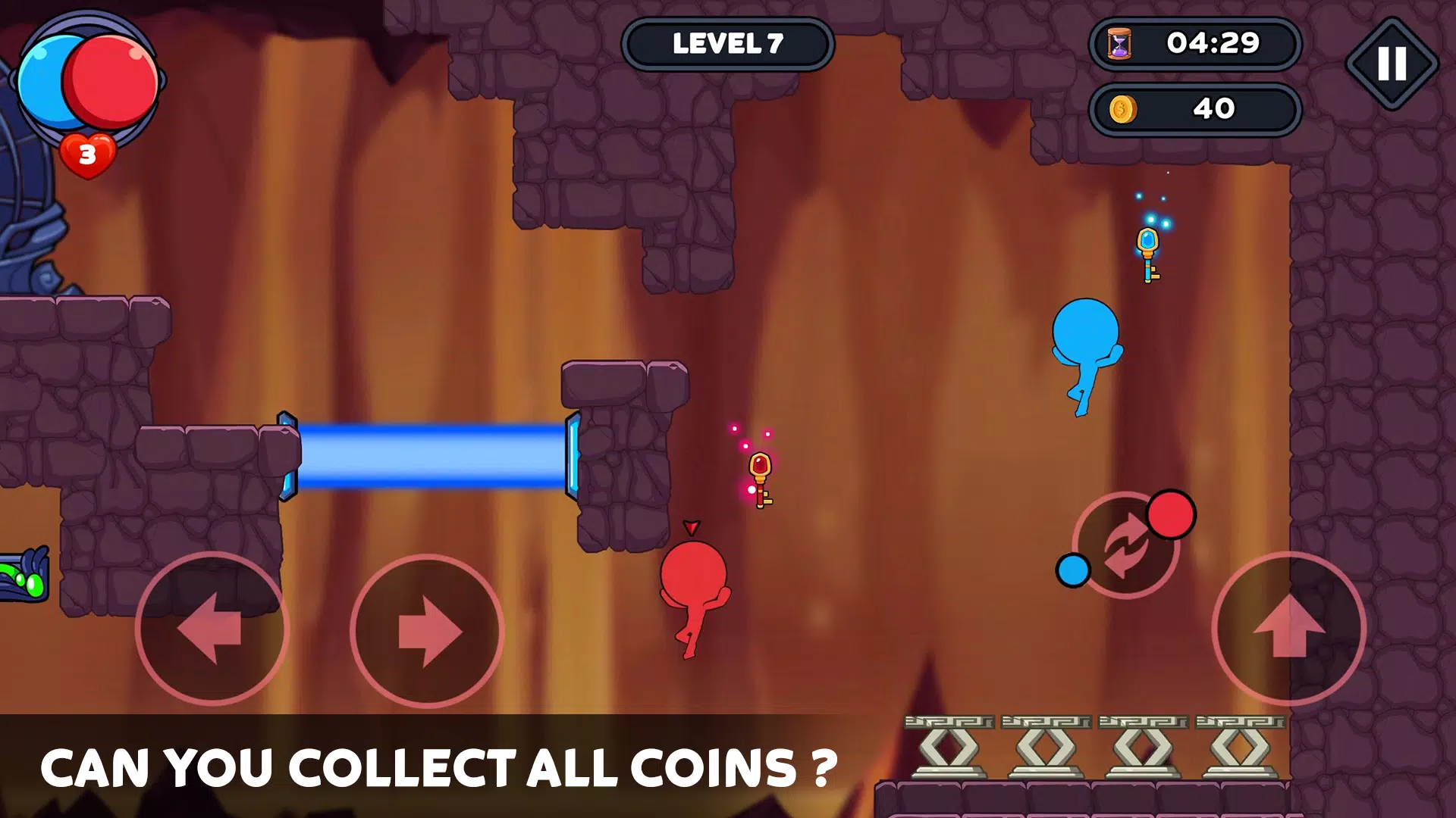 Stick World: Red Blue Journey Capture d'écran 1