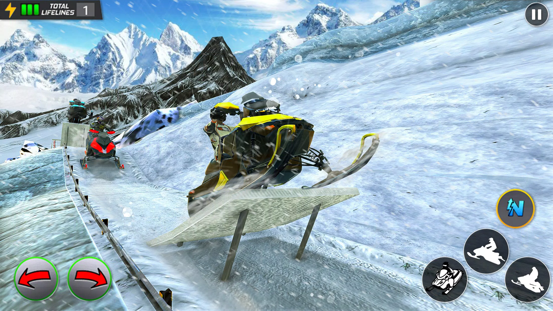 Crazy Skills Snowcross Games Screenshot 2