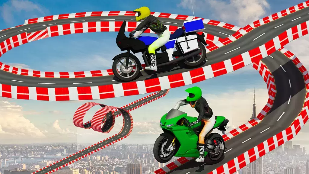 Stunt Bike Race Moto Drive 3D Tangkapan skrin 1