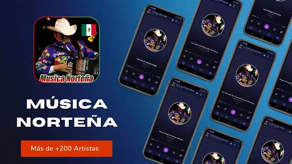 Música Norteña Mexicana Schermafbeelding 1