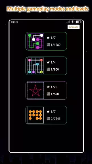 Dot Connect:match color dots Tangkapan skrin 1