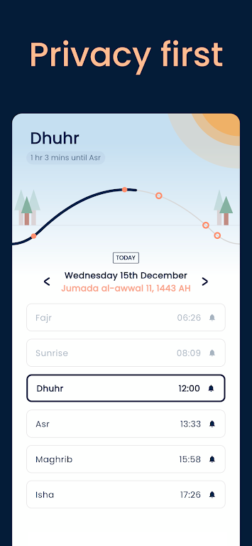 Pillars: Prayer Times & Qibla Screenshot 2