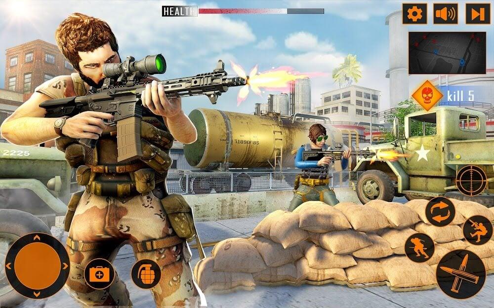 Commando Gun Shooting Games 3D Скриншот 3