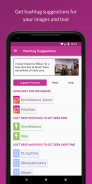 RiteTag: Auto-Hashtags for Instagram,Twitter, more Screenshot 1