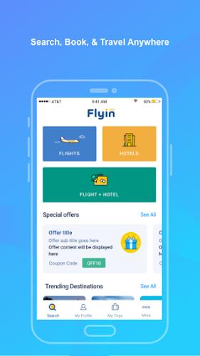 Flyin.com - Flights & Hotels应用截图第1张