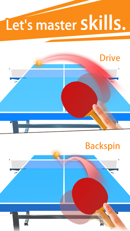 Table Tennis 3D Ping Pong Game スクリーンショット 1