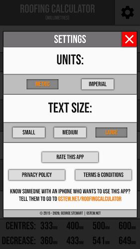 Roofing Calculator Captura de pantalla 3