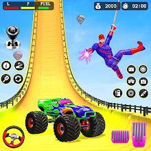 Monster Truck Ramp: Car Games