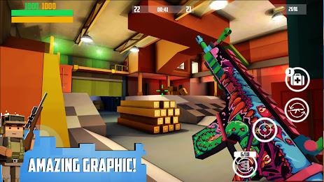 Block Gun 3D: FPS Shooter PvP Captura de pantalla 2