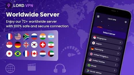 Lord VPN - Fast And Secure Captura de pantalla 3