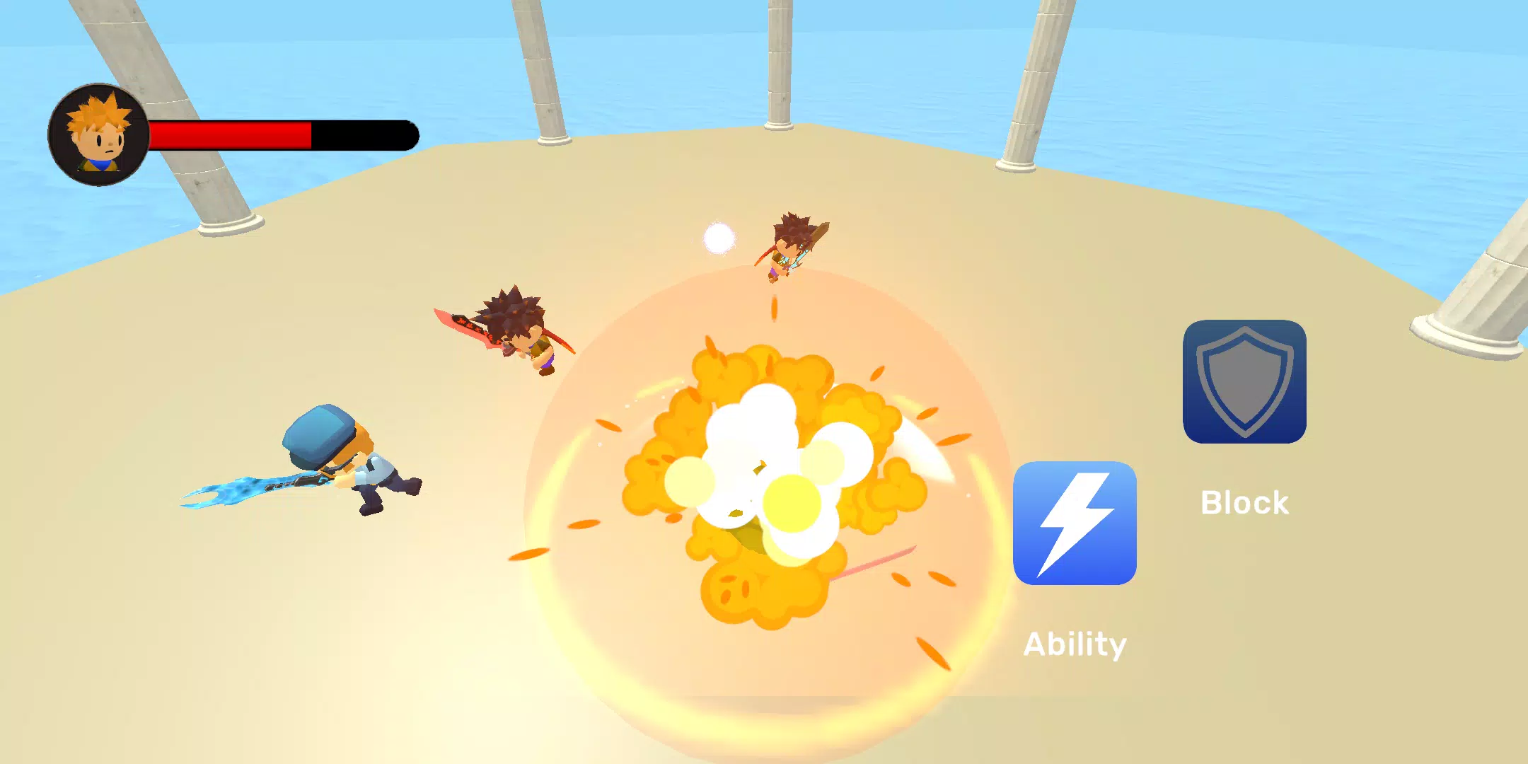 Blade Ball Dodgeball Battle Screenshot 2