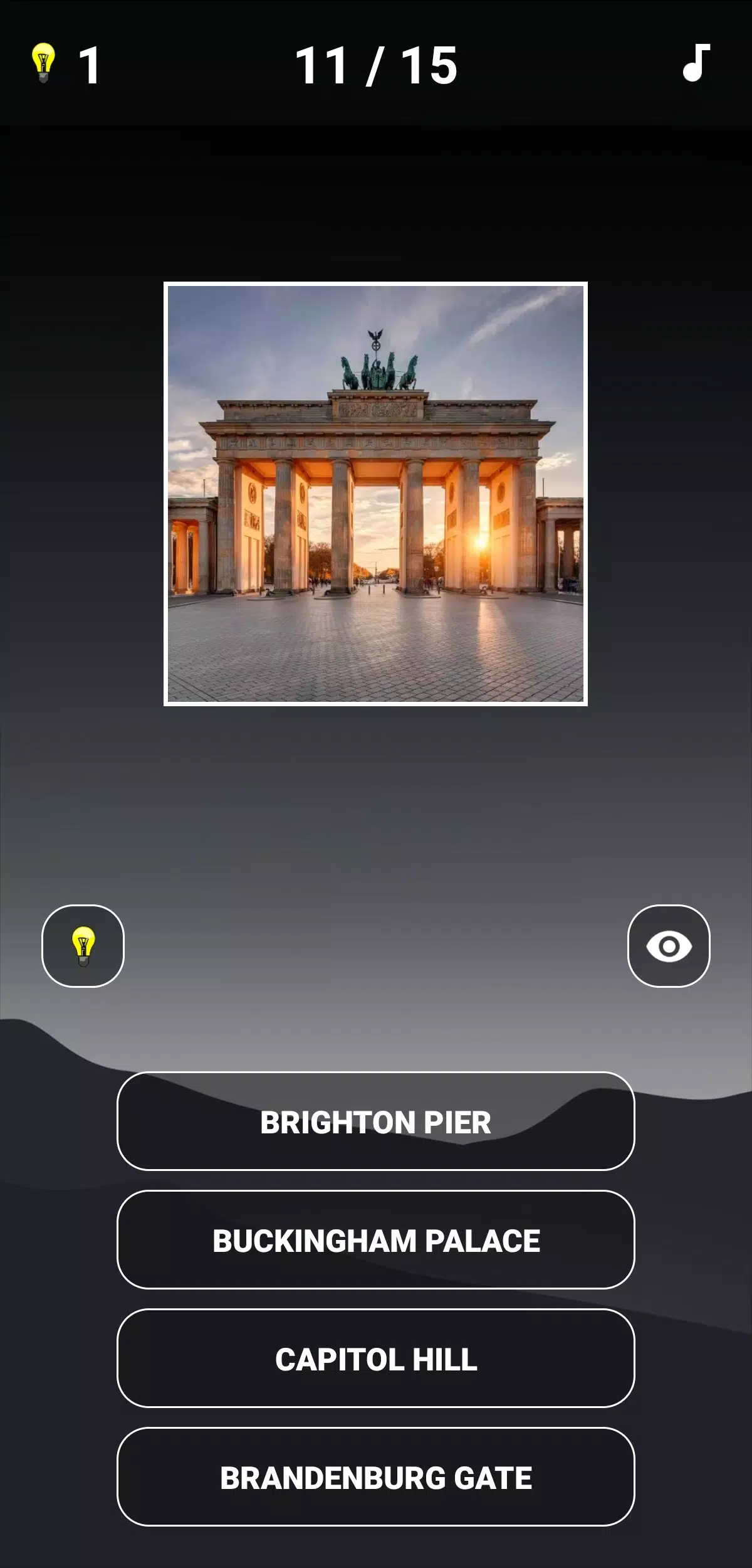 Landmarks Quiz Captura de pantalla 2