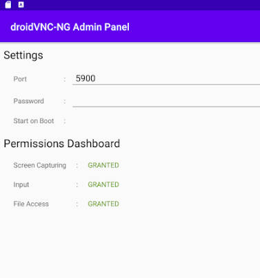 droidVNC-NG VNC Server 스크린샷 2