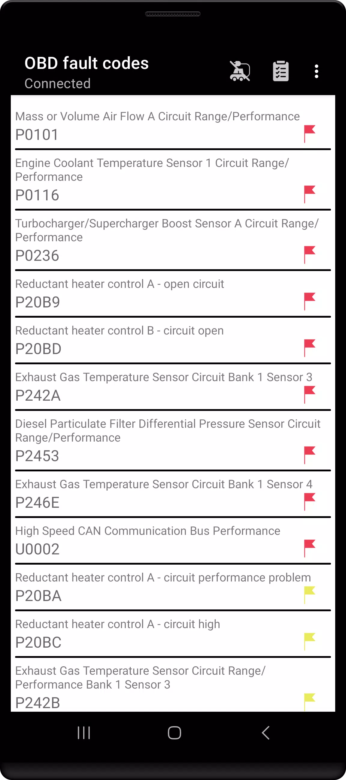 Tor OBD2 Diagnostics Zrzut ekranu 3