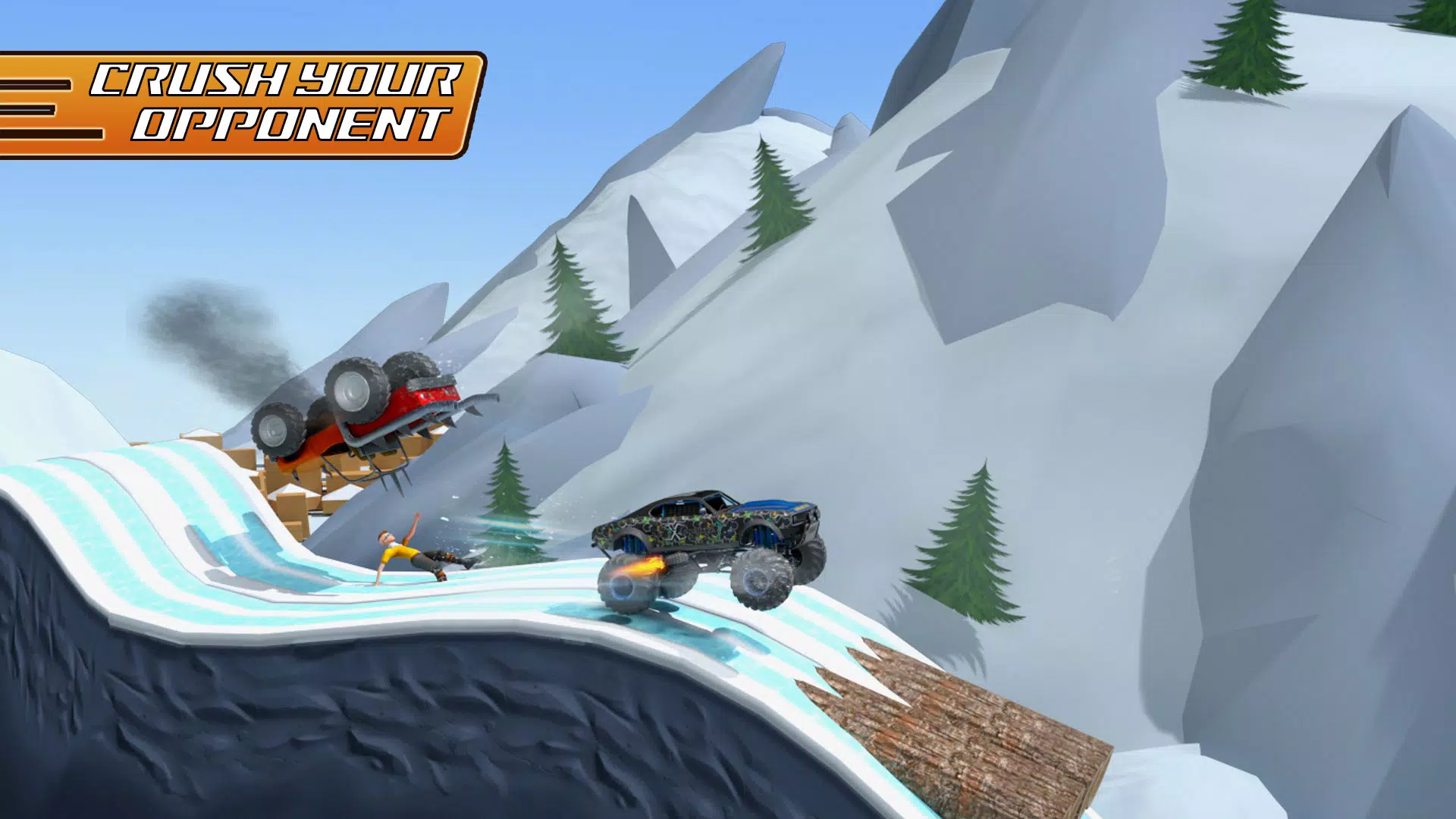 Uphill Racing - Hill Jump Game Schermafbeelding 2