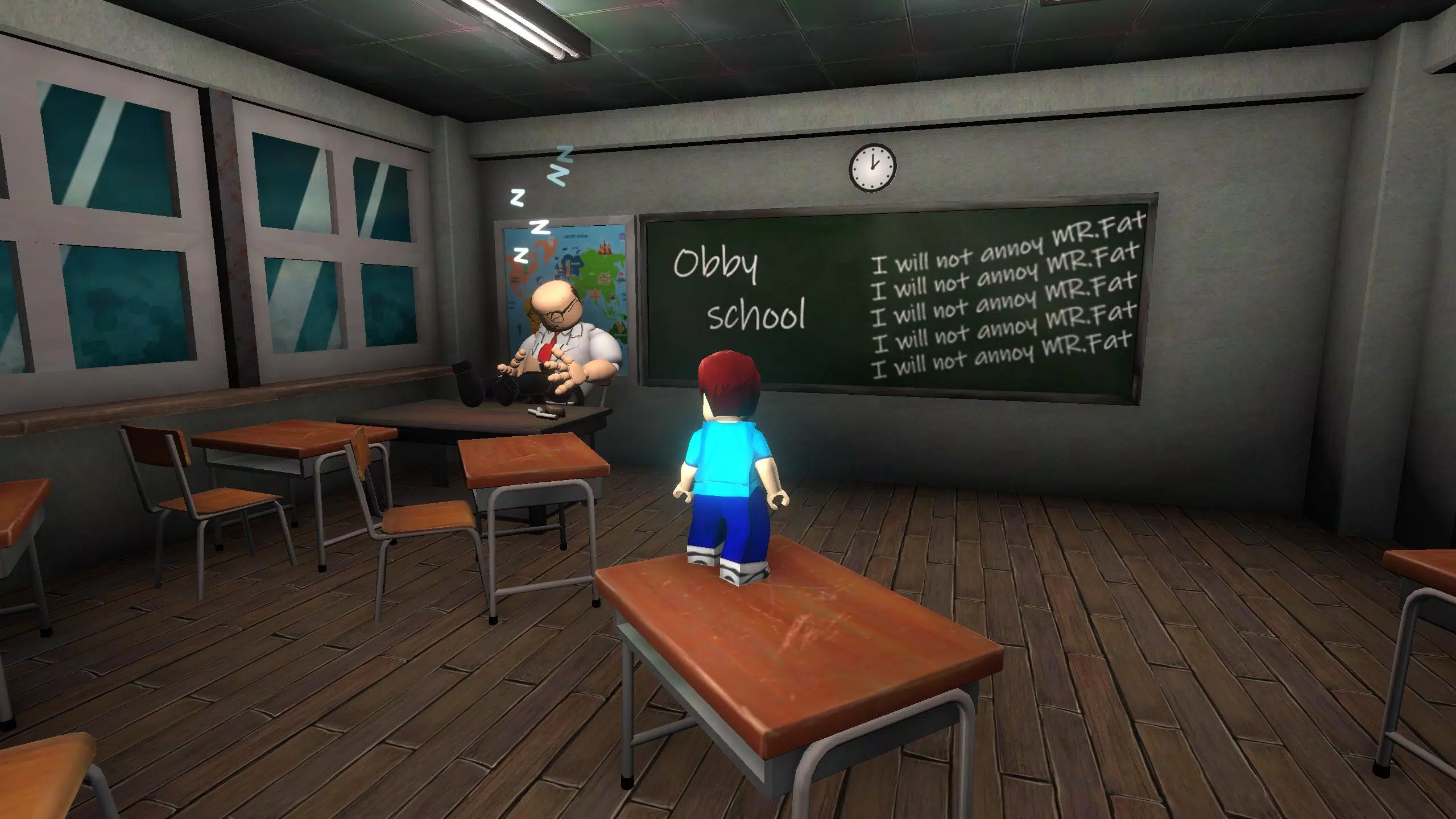 School Break: Obby Escape Скриншот 1