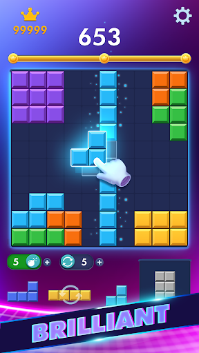 Block Puzzle Games Cube Blast Screenshot 1