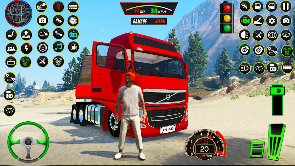 Real Cargo Truck Driving Games ဖန်သားပြင်ဓာတ်ပုံ 1