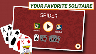 Spider Solitaire: Classic Ảnh chụp màn hình 1