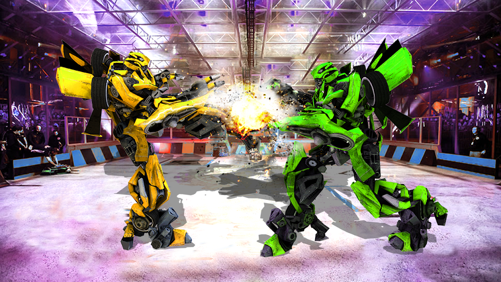 Futuristic Robot City Fighting 3D Game Screenshot 1