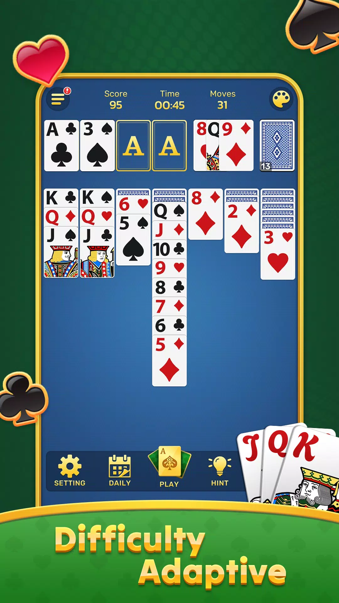 Classic Solitaire : Card Games Ekran Görüntüsü 2