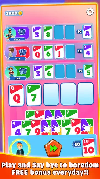Skip 10 - Card Game Captura de pantalla 2