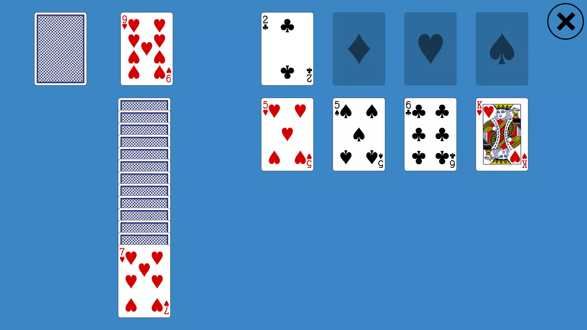 Classic Canfield Solitaire Captura de tela 1