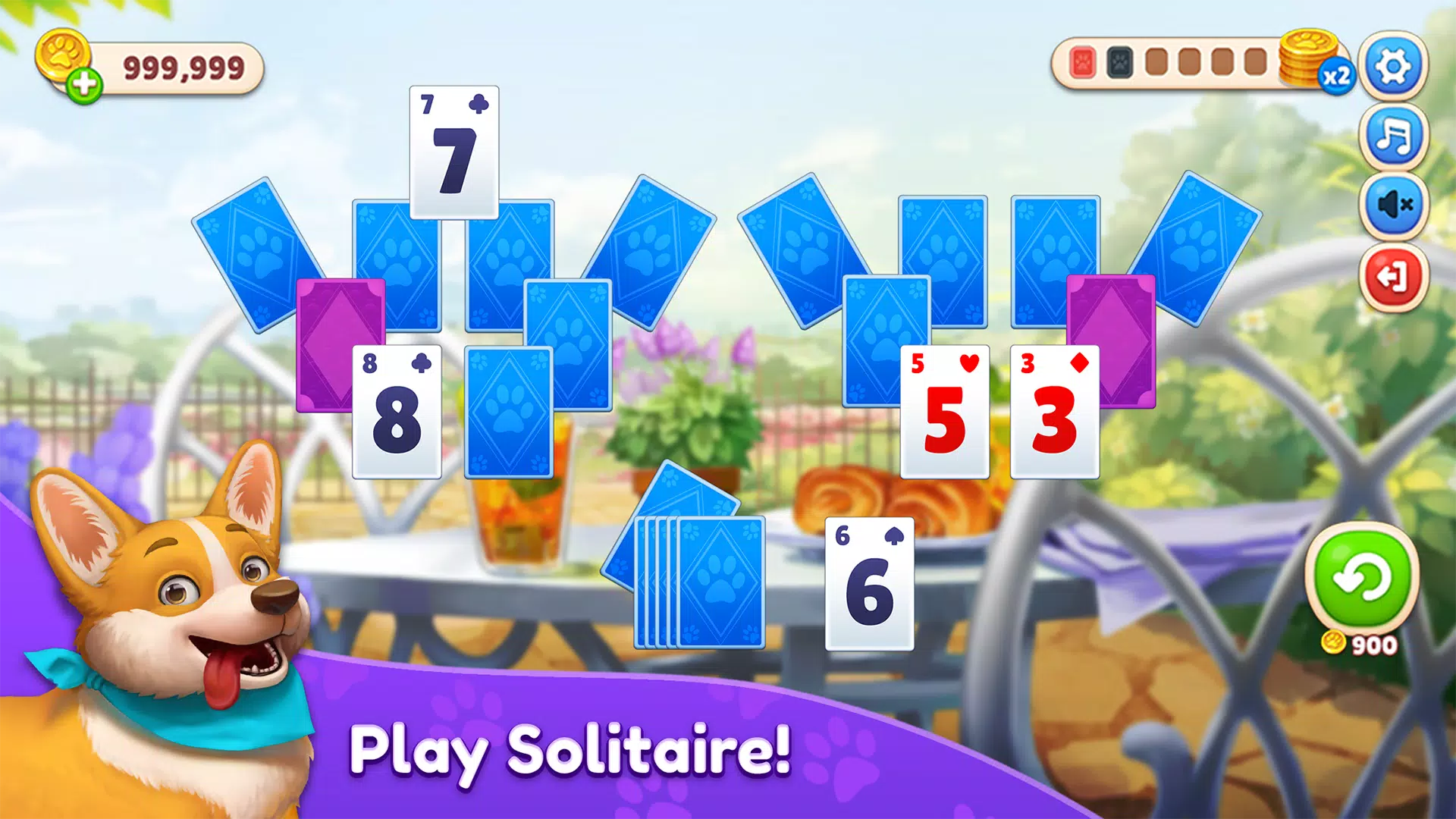 Piper's Pet Cafe - Solitaire Capture d'écran 2