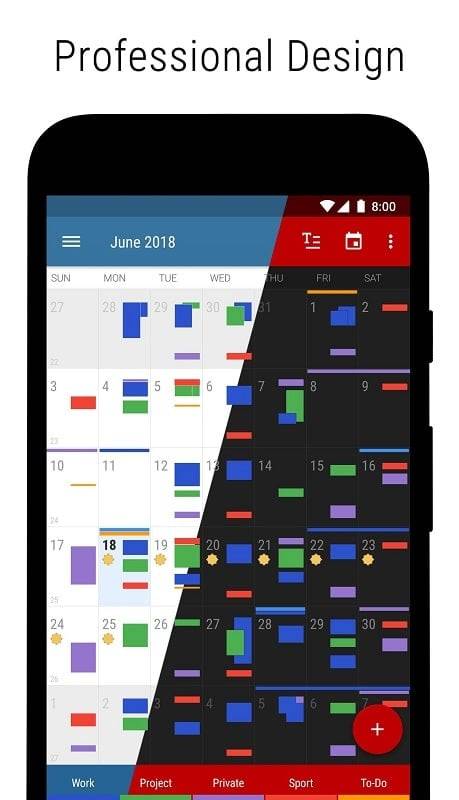 Business Calendar 2 Schermafbeelding 1