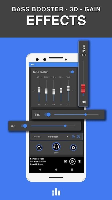 XEQ Égaliseur de musique Capture d'écran 2