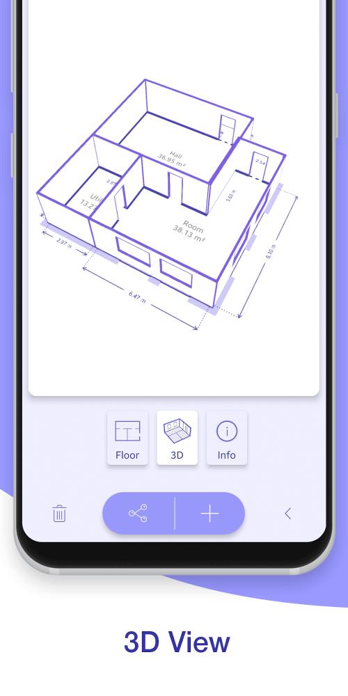 AR Plan 3D 자 – Floor Plan 줄자 스크린샷 4